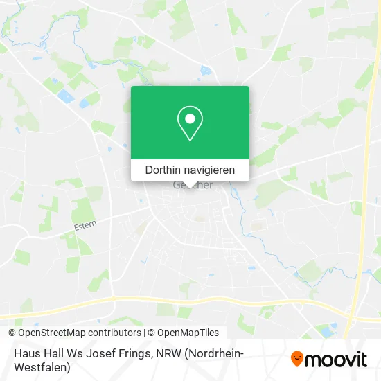 Haus Hall Ws Josef Frings Karte