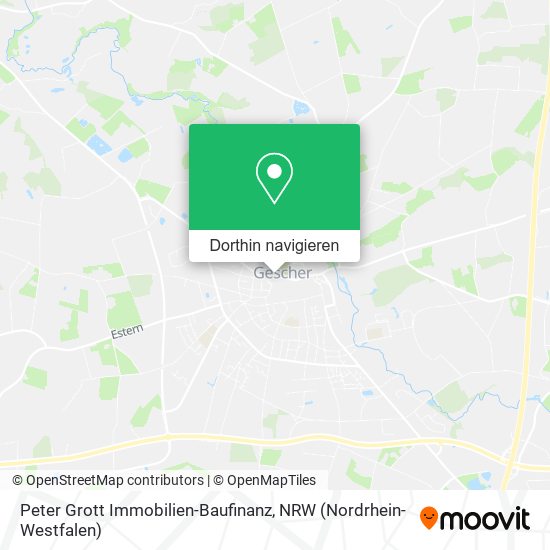 Peter Grott Immobilien-Baufinanz Karte