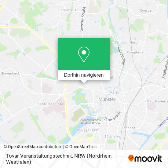 Tovar Veranstaltungstechnik Karte