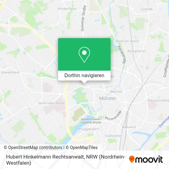 Hubert Hinkelmann Rechtsanwalt Karte