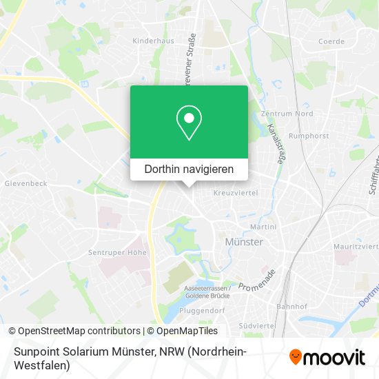 Sunpoint Solarium Münster Karte