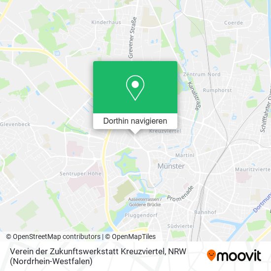 Verein der Zukunftswerkstatt Kreuzviertel Karte