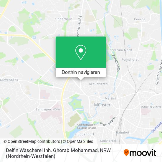 Delfin Wäscherei Inh. Ghorab Mohammad Karte