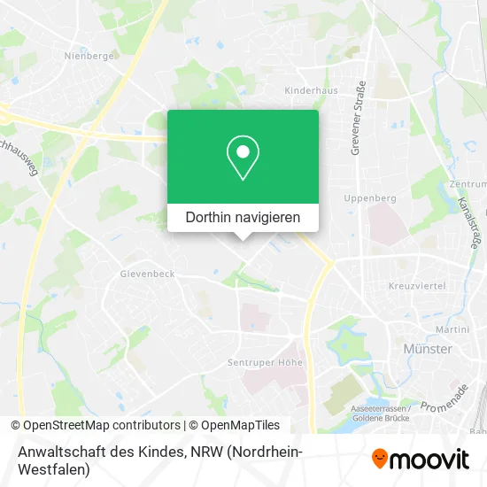 Anwaltschaft des Kindes Karte