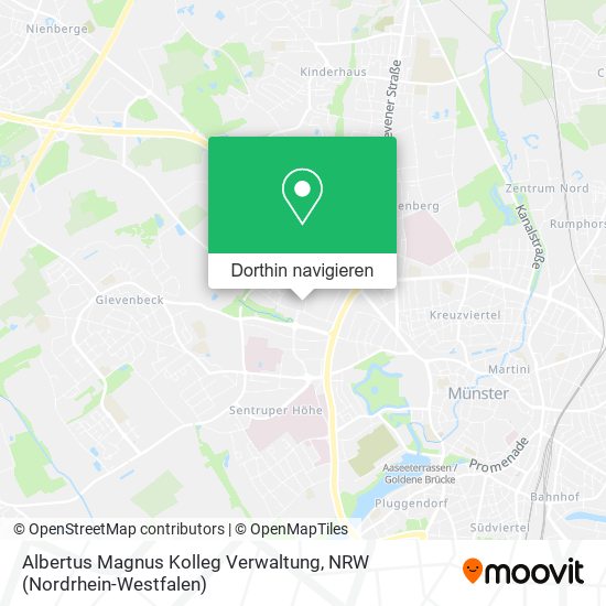 Albertus Magnus Kolleg Verwaltung Karte