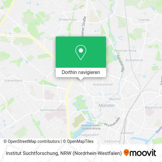 Institut Suchtforschung Karte