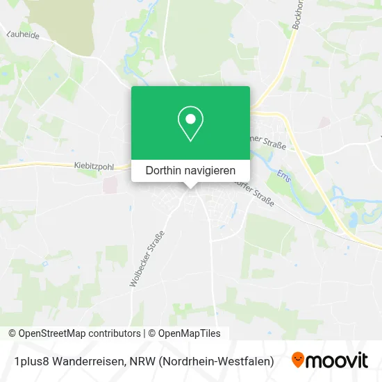 1plus8 Wanderreisen Karte