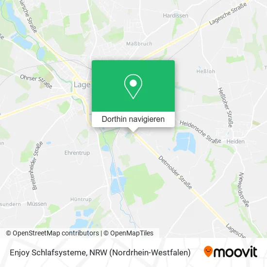 Enjoy Schlafsysteme Karte