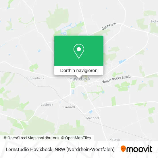 Lernstudio Havixbeck Karte