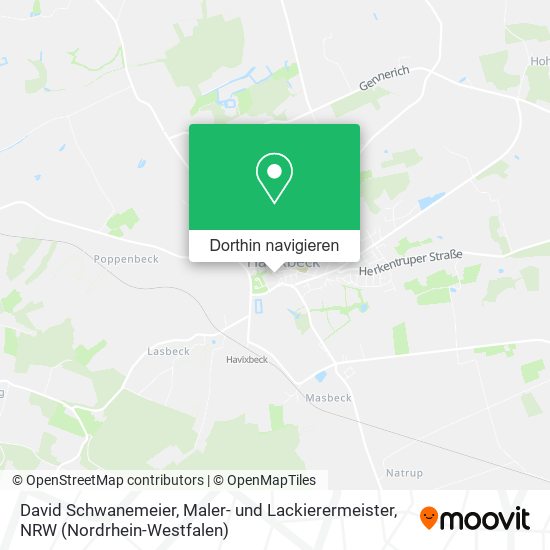 David Schwanemeier, Maler- und Lackierermeister Karte