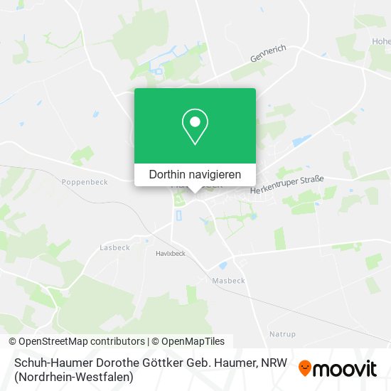 Schuh-Haumer Dorothe Göttker Geb. Haumer Karte
