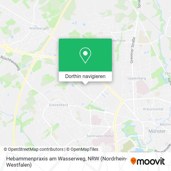 Hebammenpraxis am Wasserweg Karte