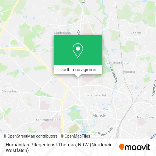 Humanitas Pflegedienst Thomas Karte