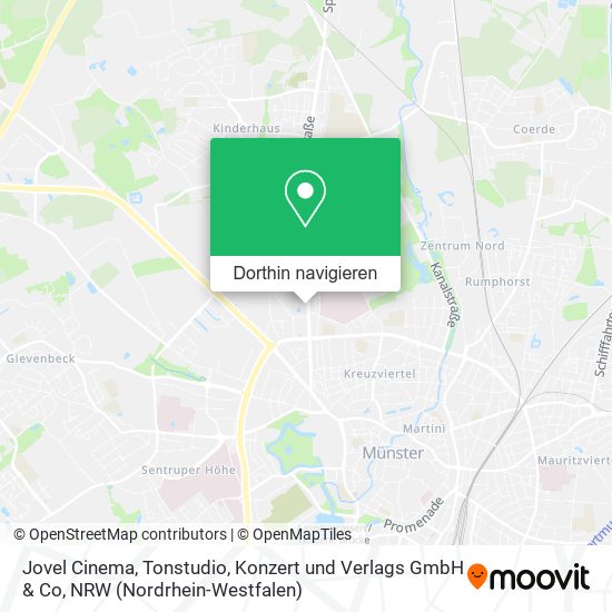 Jovel Cinema, Tonstudio, Konzert und Verlags GmbH & Co Karte