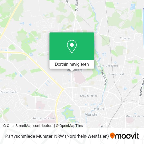 Partyschmiede Münster Karte