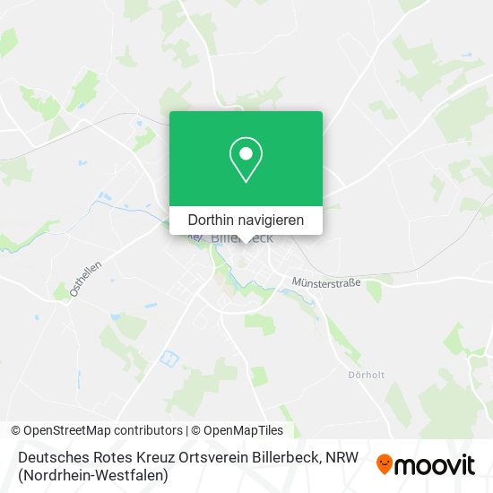 Deutsches Rotes Kreuz Ortsverein Billerbeck Karte