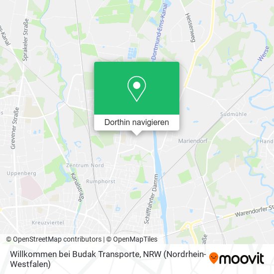 Willkommen bei Budak Transporte Karte