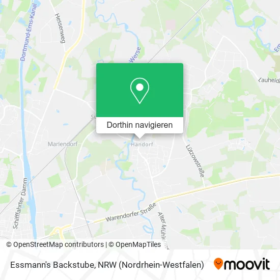 Essmann's Backstube Karte