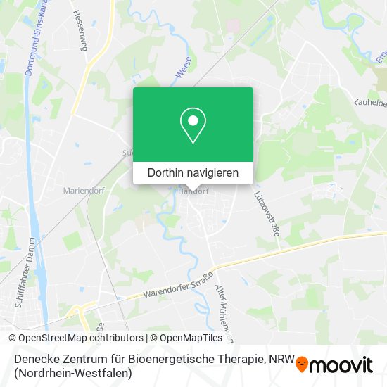 Denecke Zentrum für Bioenergetische Therapie Karte