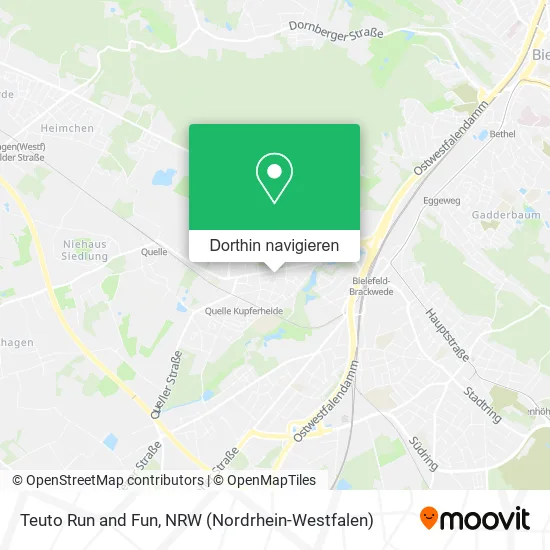 Teuto Run and Fun Karte