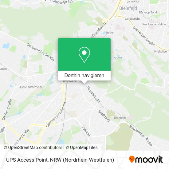 UPS Access Point Karte