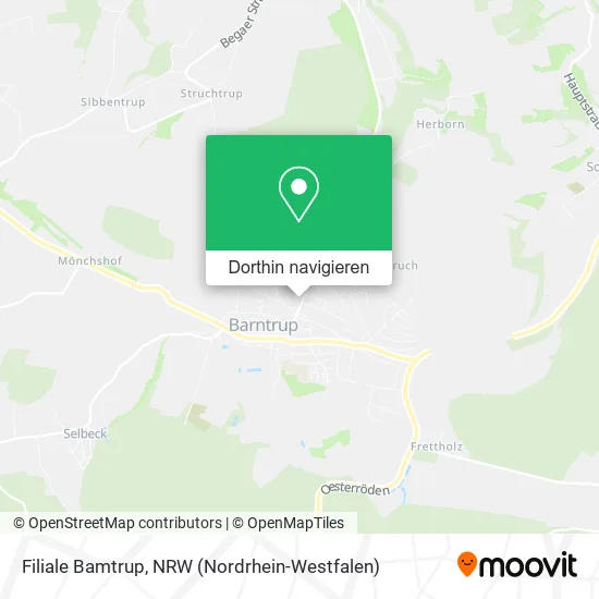 Filiale Bamtrup Karte