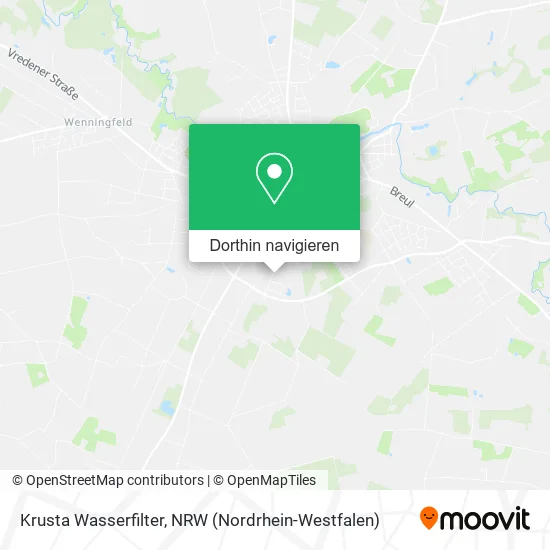 Krusta Wasserfilter Karte