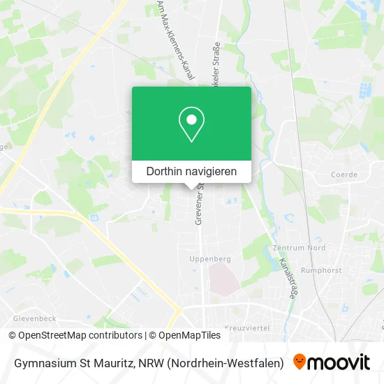 Gymnasium St Mauritz Karte