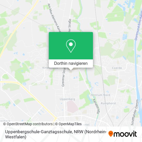 Uppenbergschule-Ganztagsschule Karte