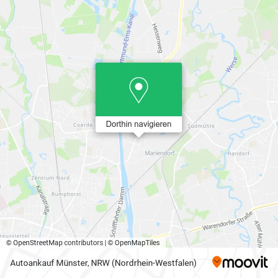 Autoankauf Münster Karte