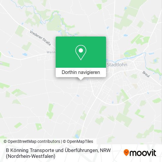 B Könning Transporte und Überführungen Karte
