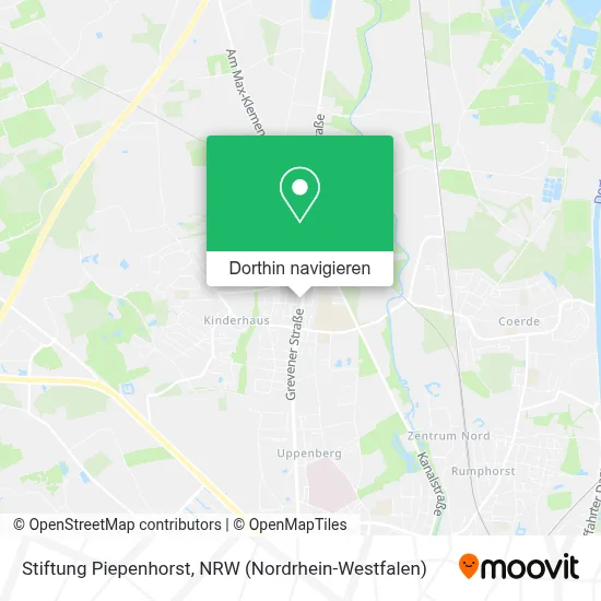 Stiftung Piepenhorst Karte