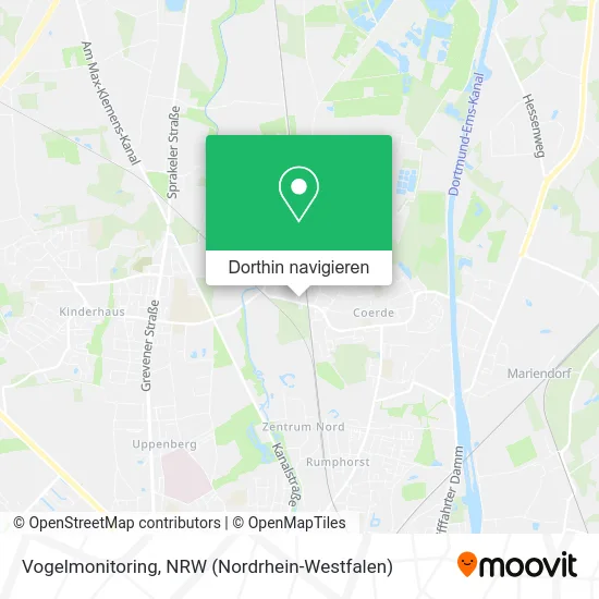 Vogelmonitoring Karte
