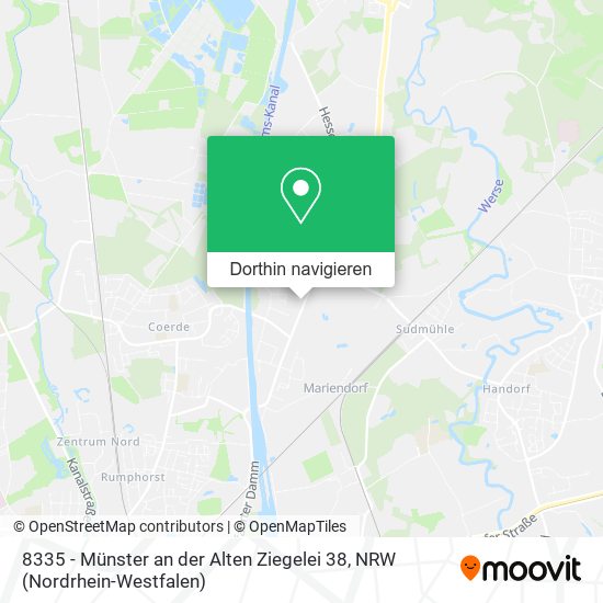 8335 - Münster an der Alten Ziegelei 38 Karte