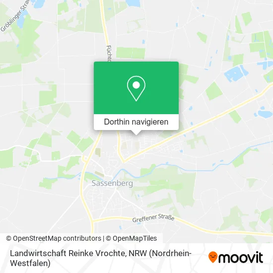 Landwirtschaft Reinke Vrochte Karte