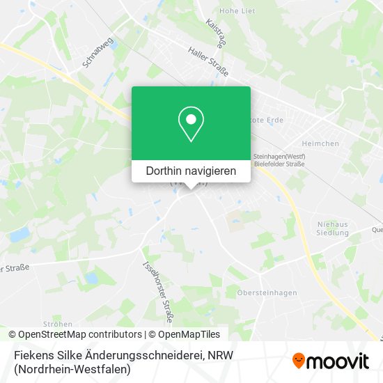 Fiekens Silke Änderungsschneiderei Karte