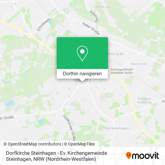 Dorfkirche Steinhagen - Ev. Kirchengemeinde Steinhagen Karte