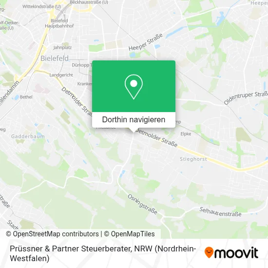 Prüssner & Partner Steuerberater Karte
