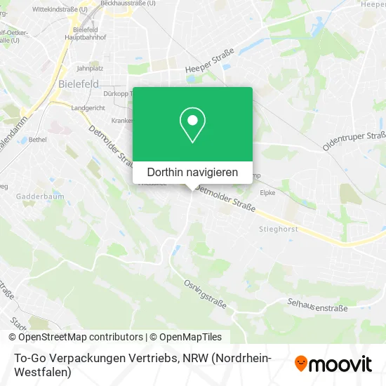 To-Go Verpackungen Vertriebs Karte