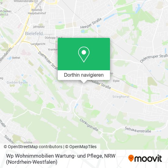 Wp Wohnimmobilien Wartung- und Pflege Karte