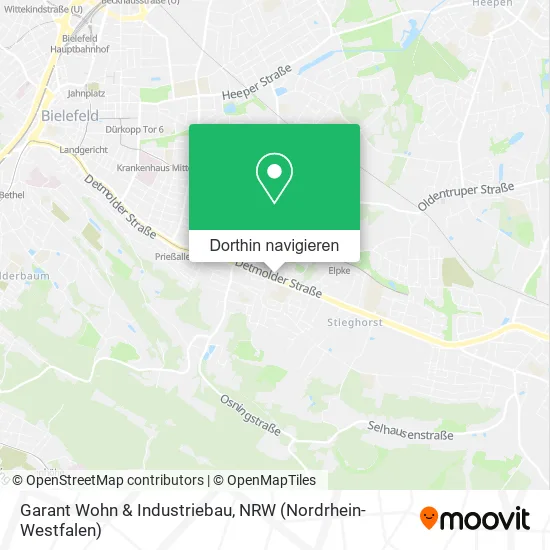 Garant Wohn & Industriebau Karte