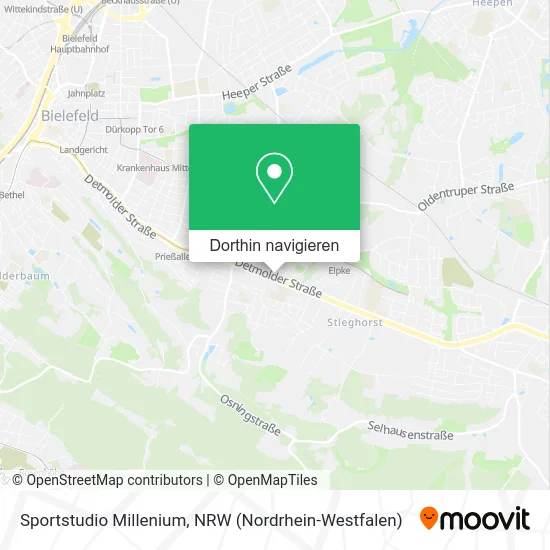 Sportstudio Millenium Karte