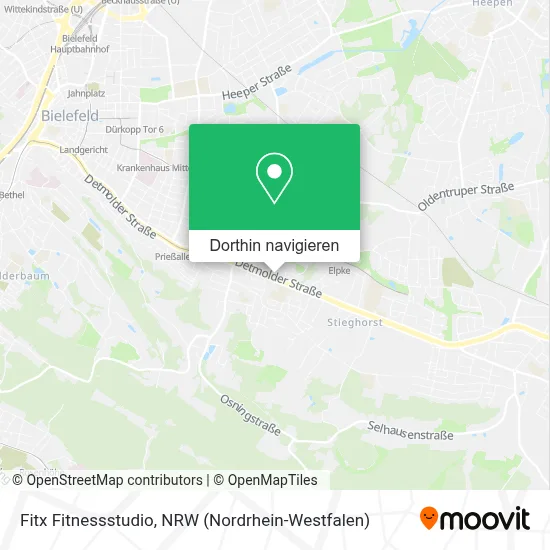 Fitx Fitnessstudio Karte