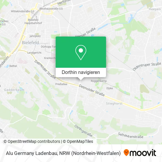 Alu Germany Ladenbau Karte