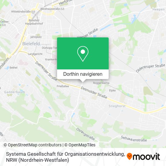 Systema Gesellschaft für Organisationsentwicklung Karte