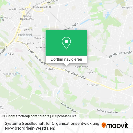 Systema Gesellschaft für Organisationsentwicklung Karte
