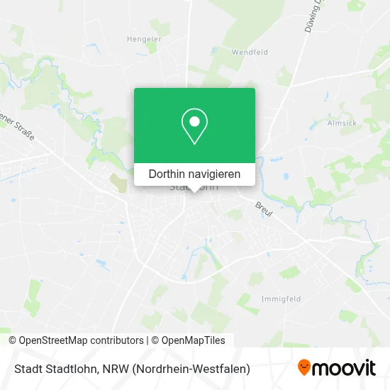 Stadt Stadtlohn Karte