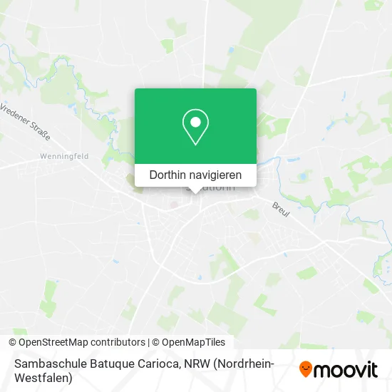 Sambaschule Batuque Carioca Karte