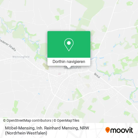 Möbel-Mensing, Inh. Reinhard Mensing Karte