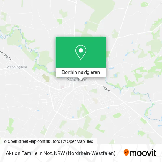 Aktion Familie in Not Karte